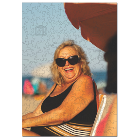 Sua Foto com Molde - Quebra-Cabeça de Madeira 3D Personalizável