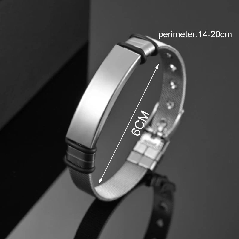 Bracelete personalizado Olhar do infinito- Promoção Para o Dia Dos Pais